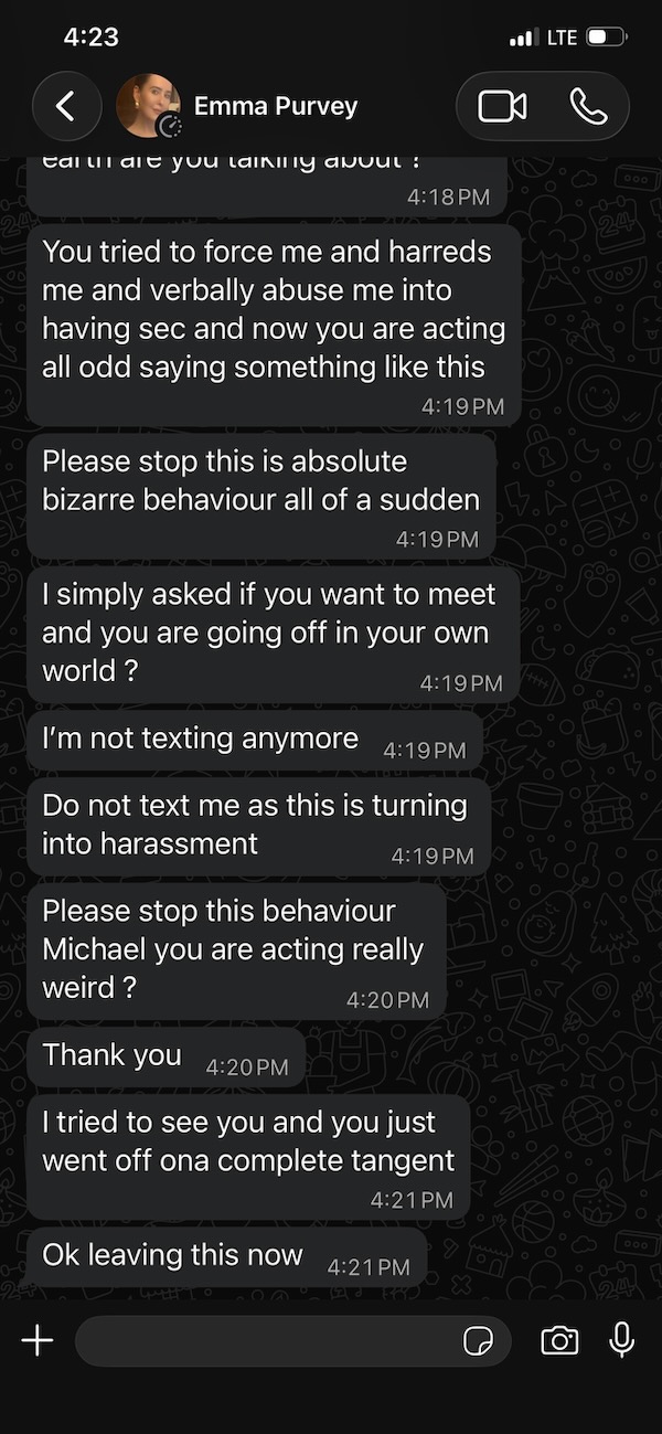 WhatsApp Message